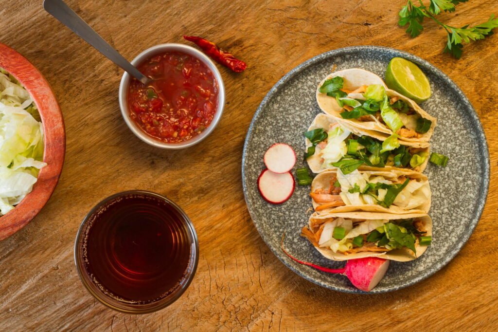 Mexican Chicken Tacos with Fresh Homemade Salsa