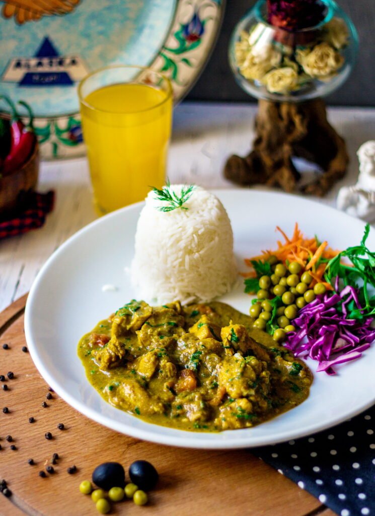 Authentic Thai Green Curry with Jasmine Rice
